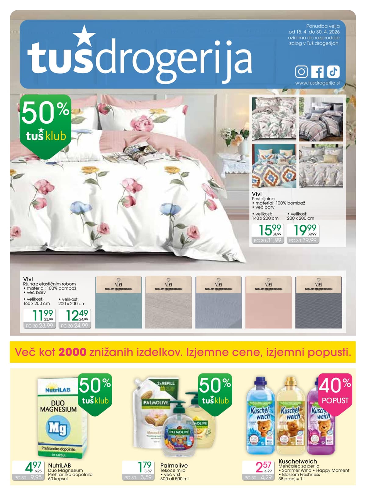 Stran 1. Tuš kataloga - Drogerija