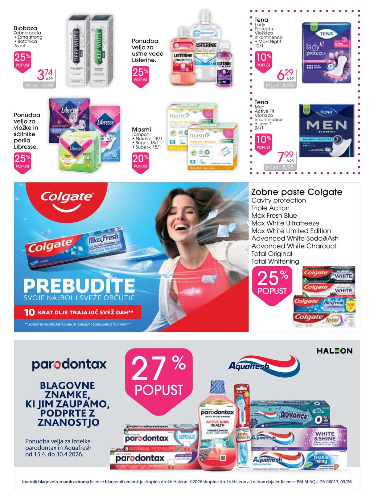 Stran 9. Tuš kataloga - Drogerija od 15.04.2026.