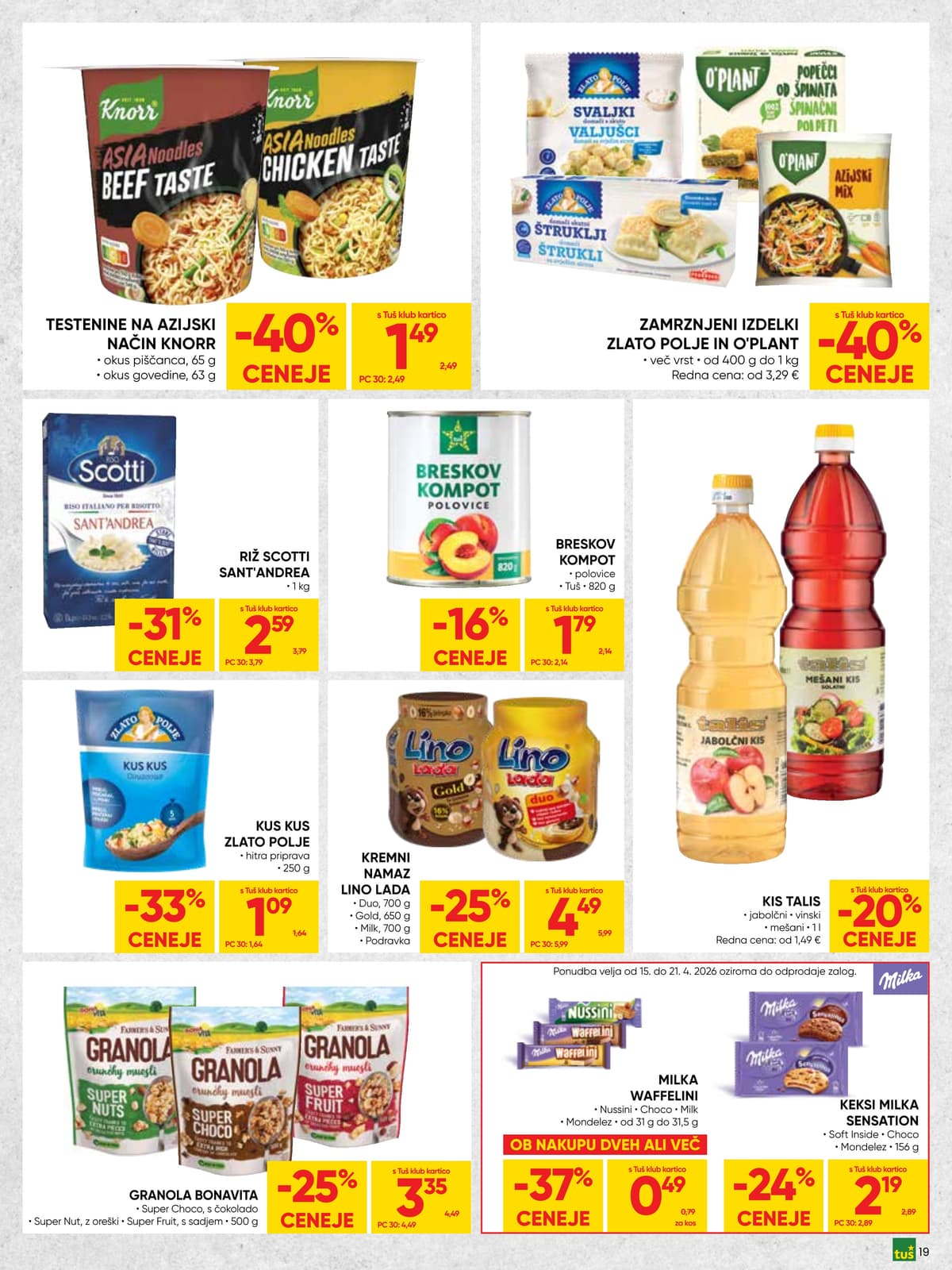 Stran 19. Tuš kataloga - Akcijska Ponudba