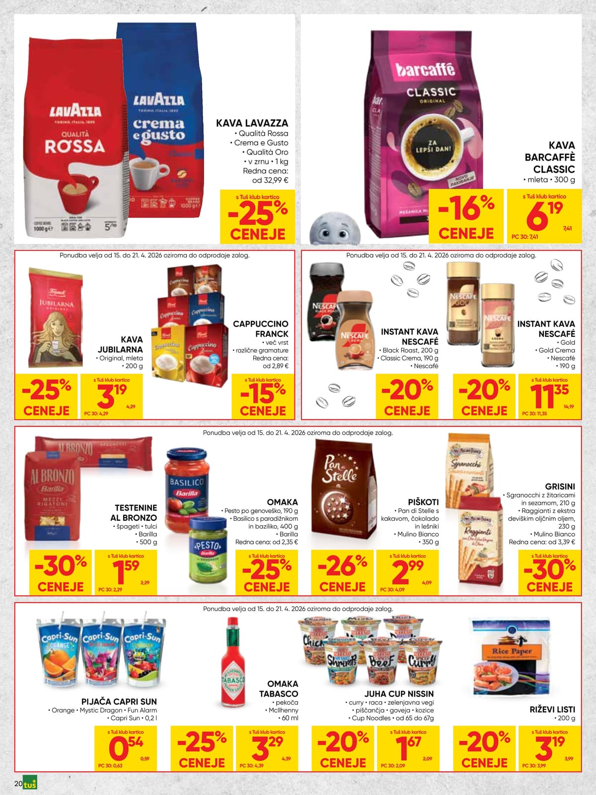 Stran 20. Tuš kataloga - Akcijska Ponudba