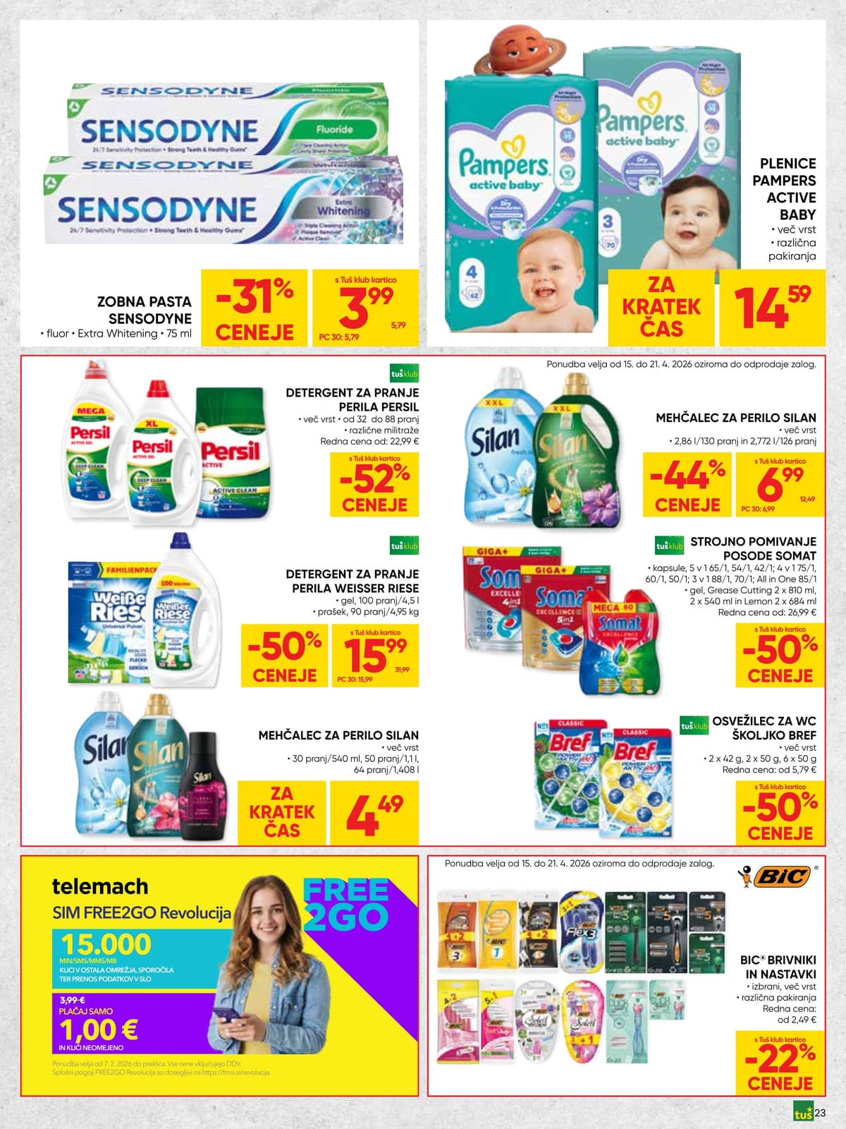 Stran 23. Tuš kataloga - Akcijska Ponudba