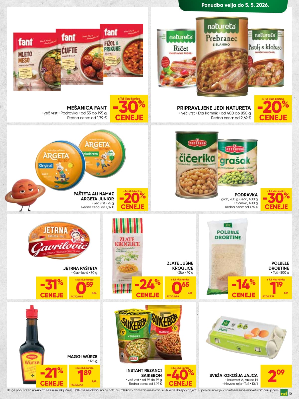 Stran 15. Tuš kataloga - Akcijska Ponudba od 21.04.2026.
