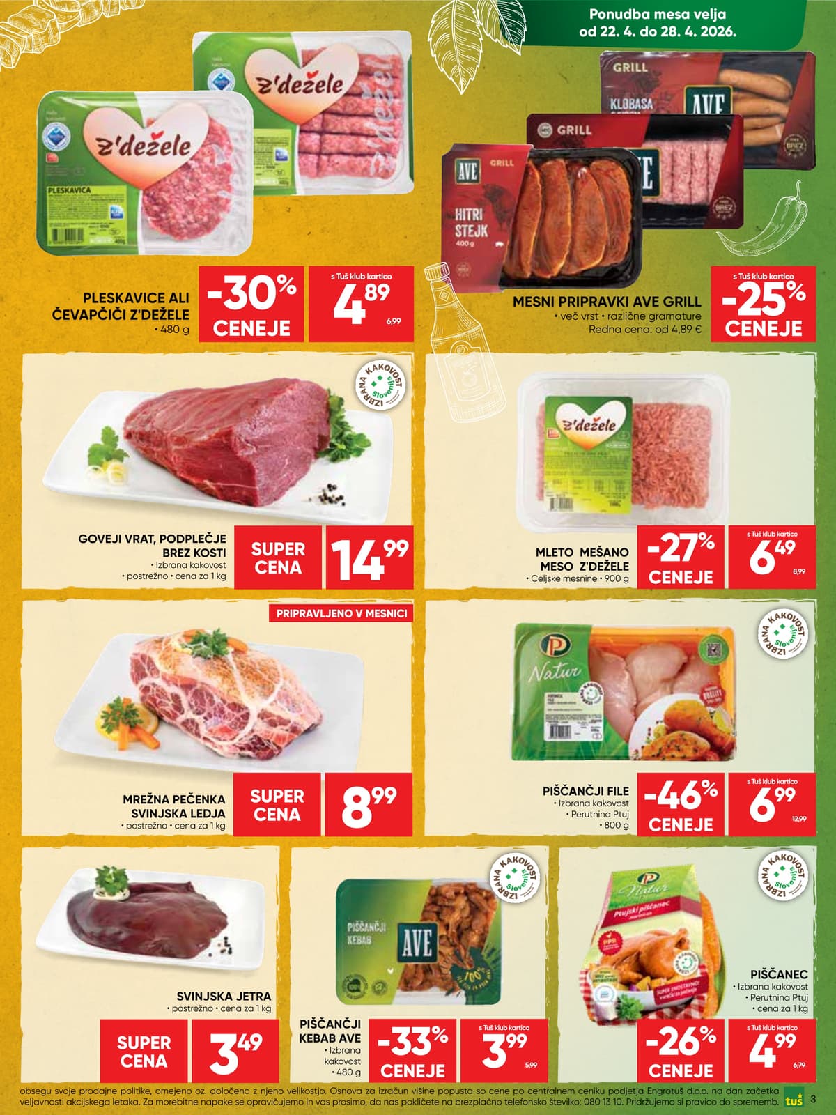 Stran 3. Tuš kataloga - Akcijska Ponudba od 21.04.2026.