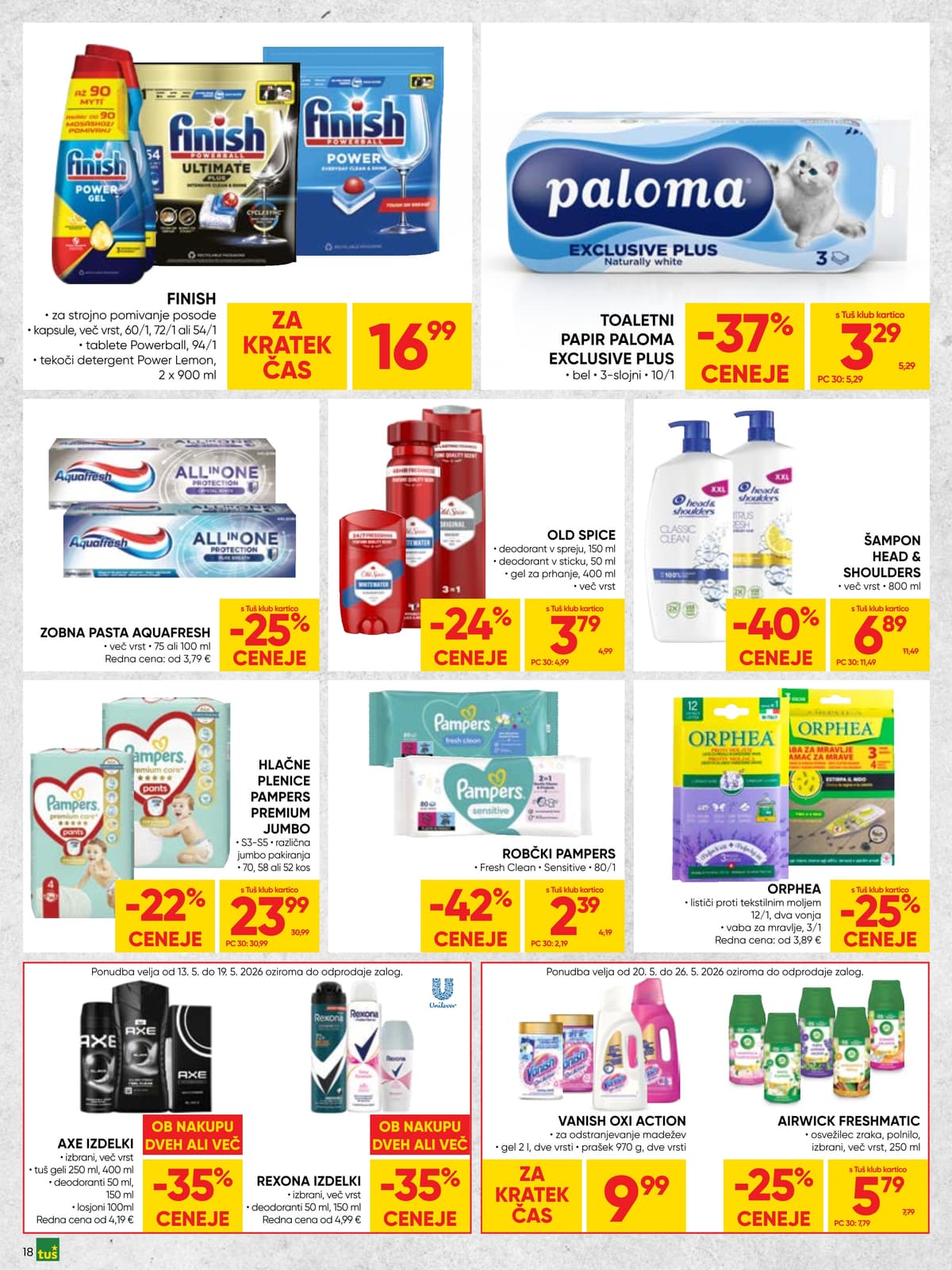 Stran 18. Tuš kataloga - Akcijska Ponudba