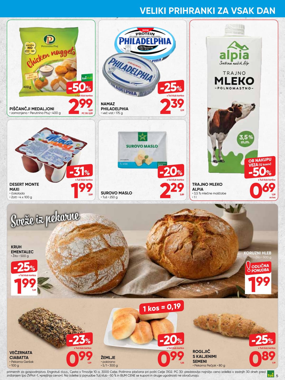 Stran 5. Tuš kataloga - Akcijska Ponudba