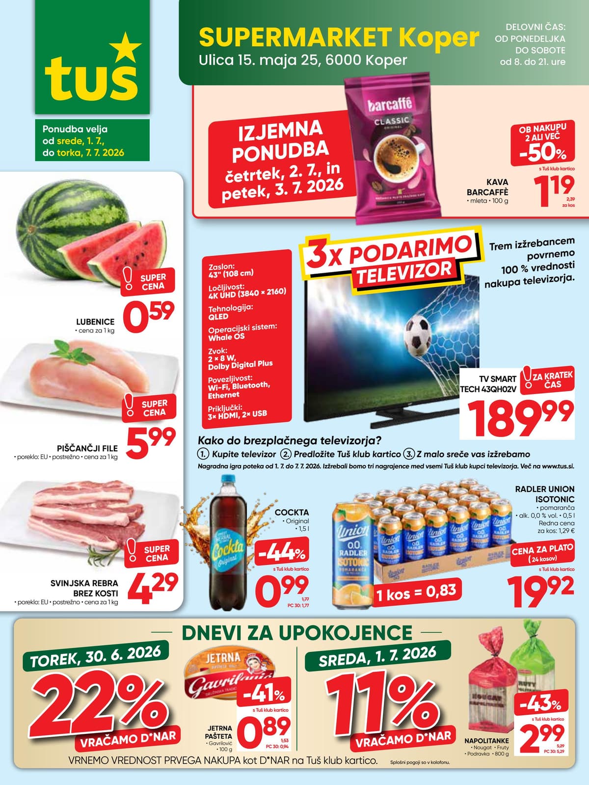 Stran 9. Tuš kataloga - Akcijska Ponudba od 01.07.2026