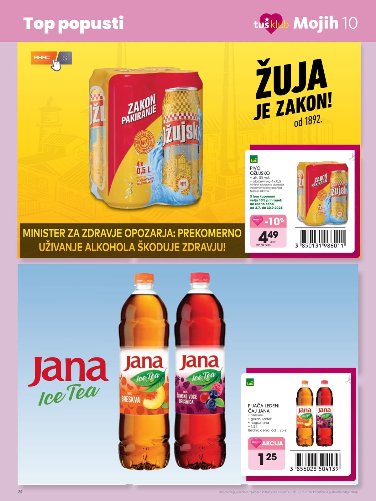 Stran 24. Tuš kataloga - Mojih 10 od 06.07.2026