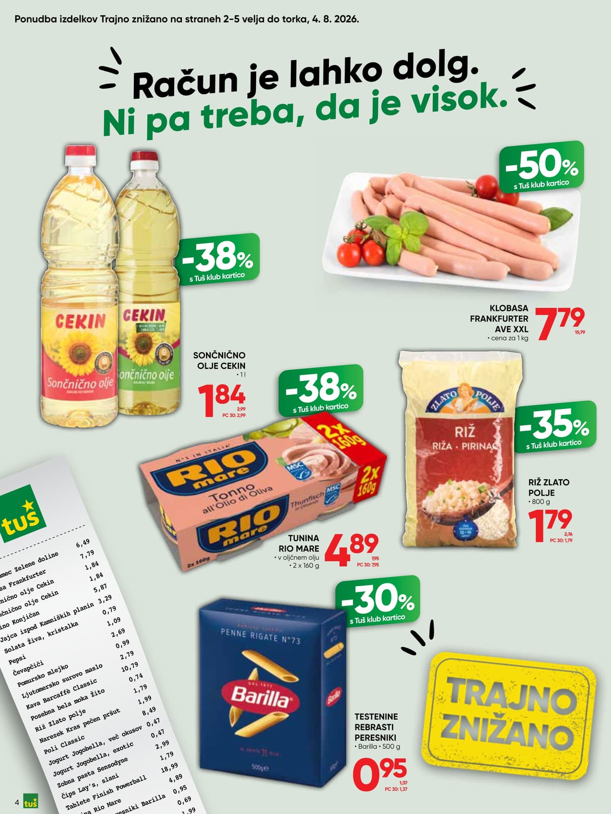 Stran 4. Tuš kataloga - Akcijska Ponudba od 07.07.2026