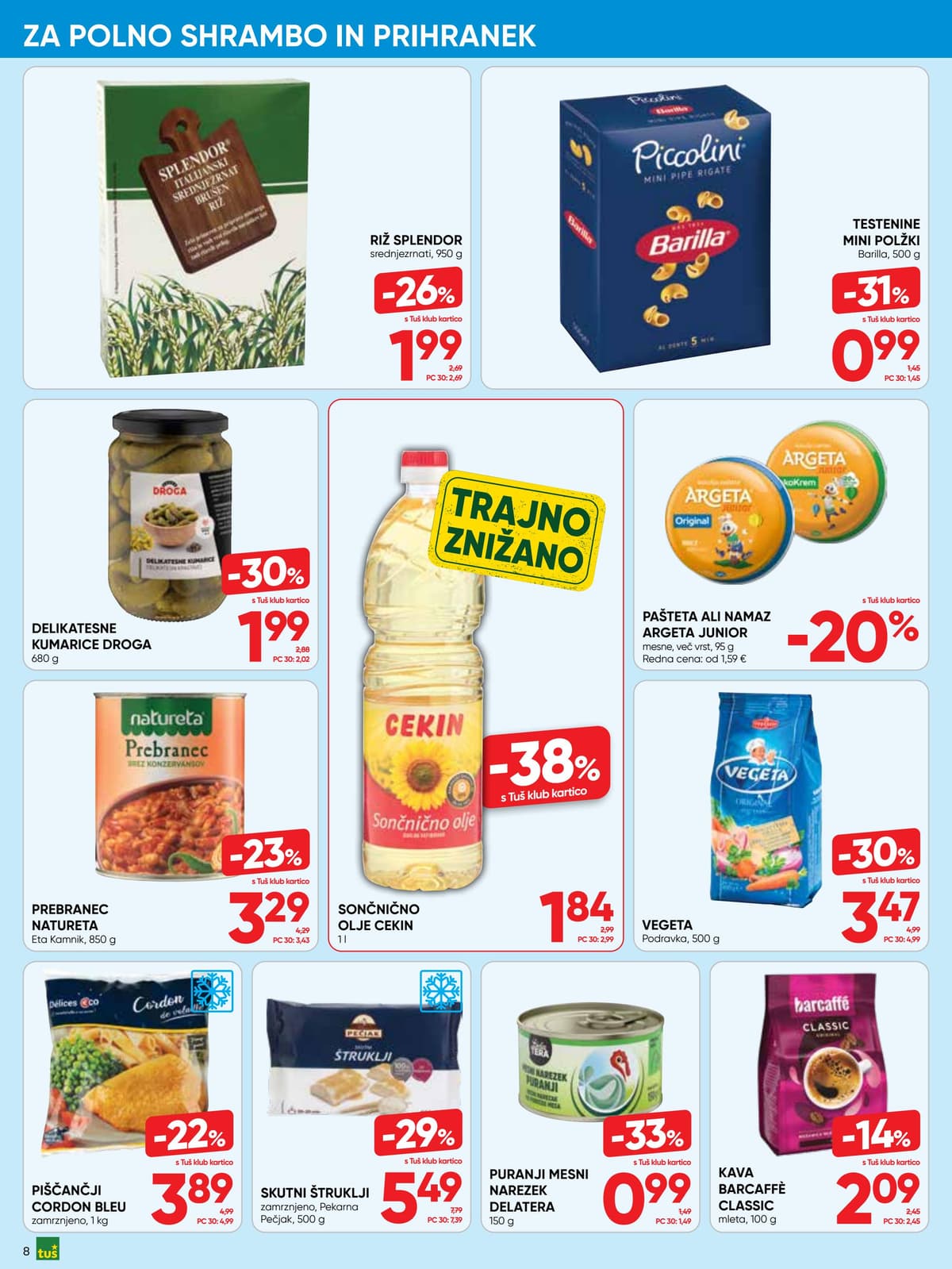 Stran 8. Tuš kataloga - Akcijska Ponudba