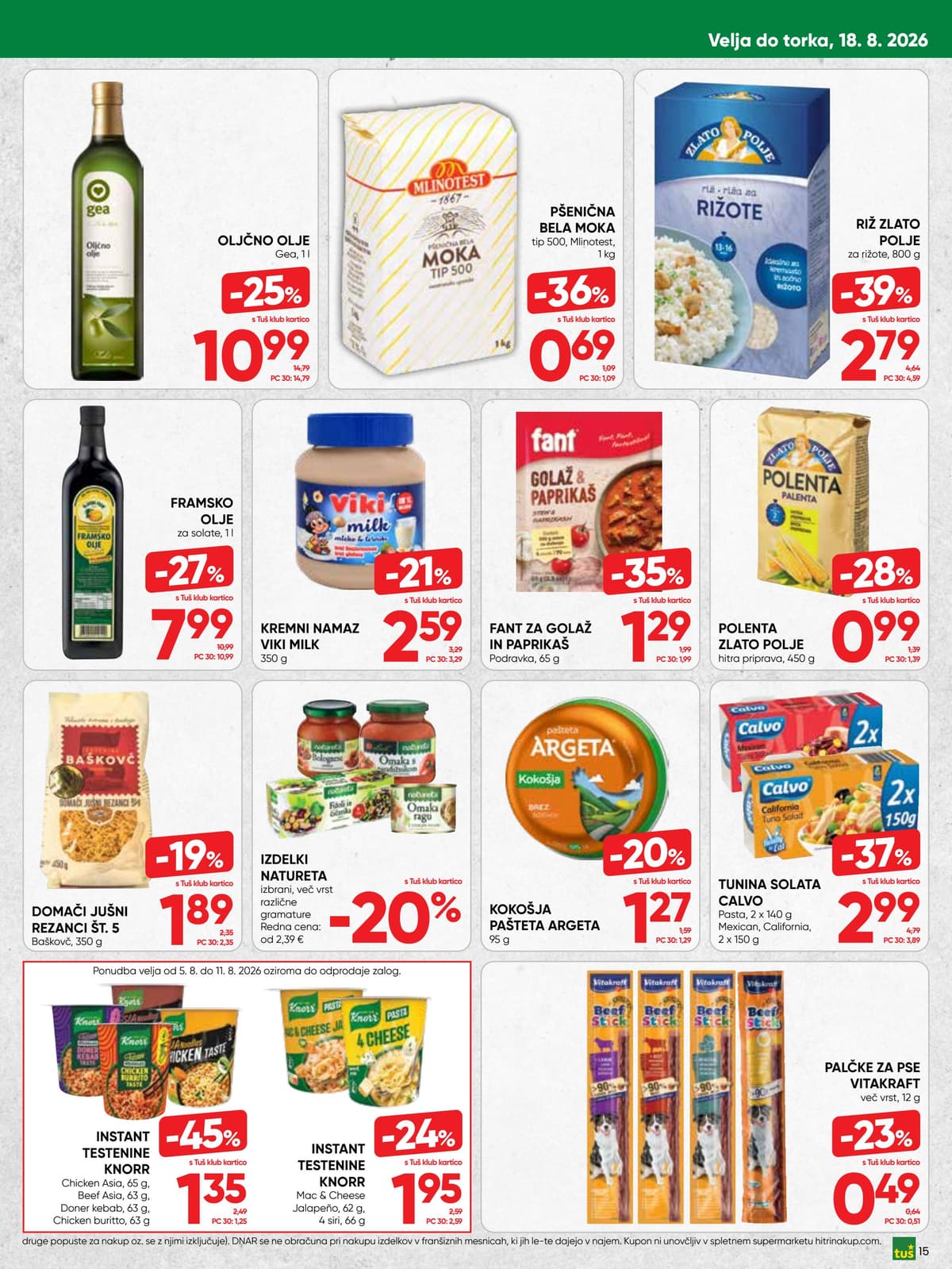 Stran 15. Tuš kataloga - Akcijska Ponudba