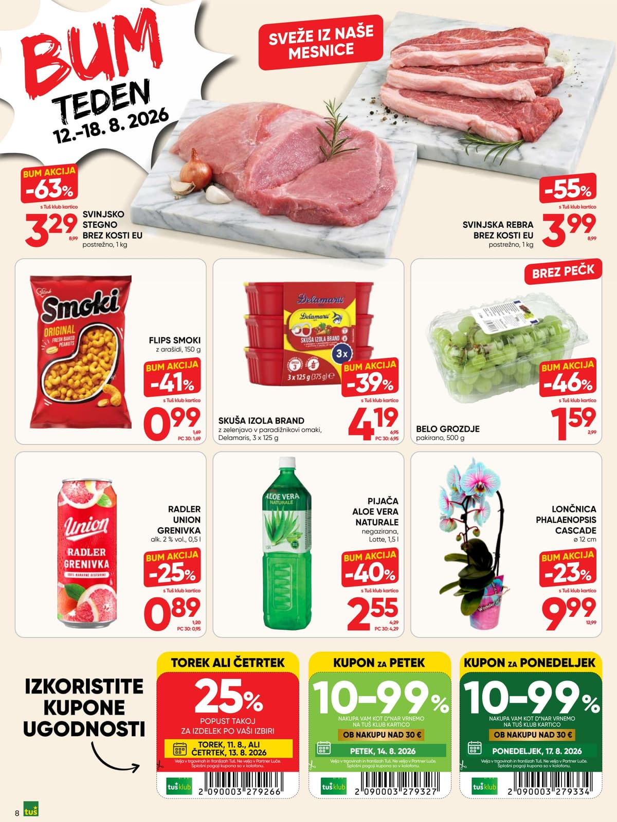 Stran 8. Tuš kataloga - Akcijska Ponudba