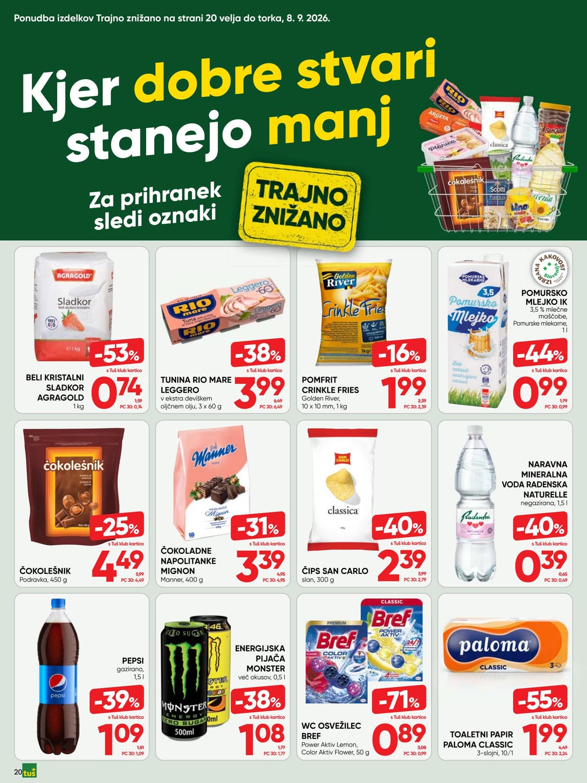 Stran 20. Tuš kataloga - Akcijska Ponudba od 17.08.2026.