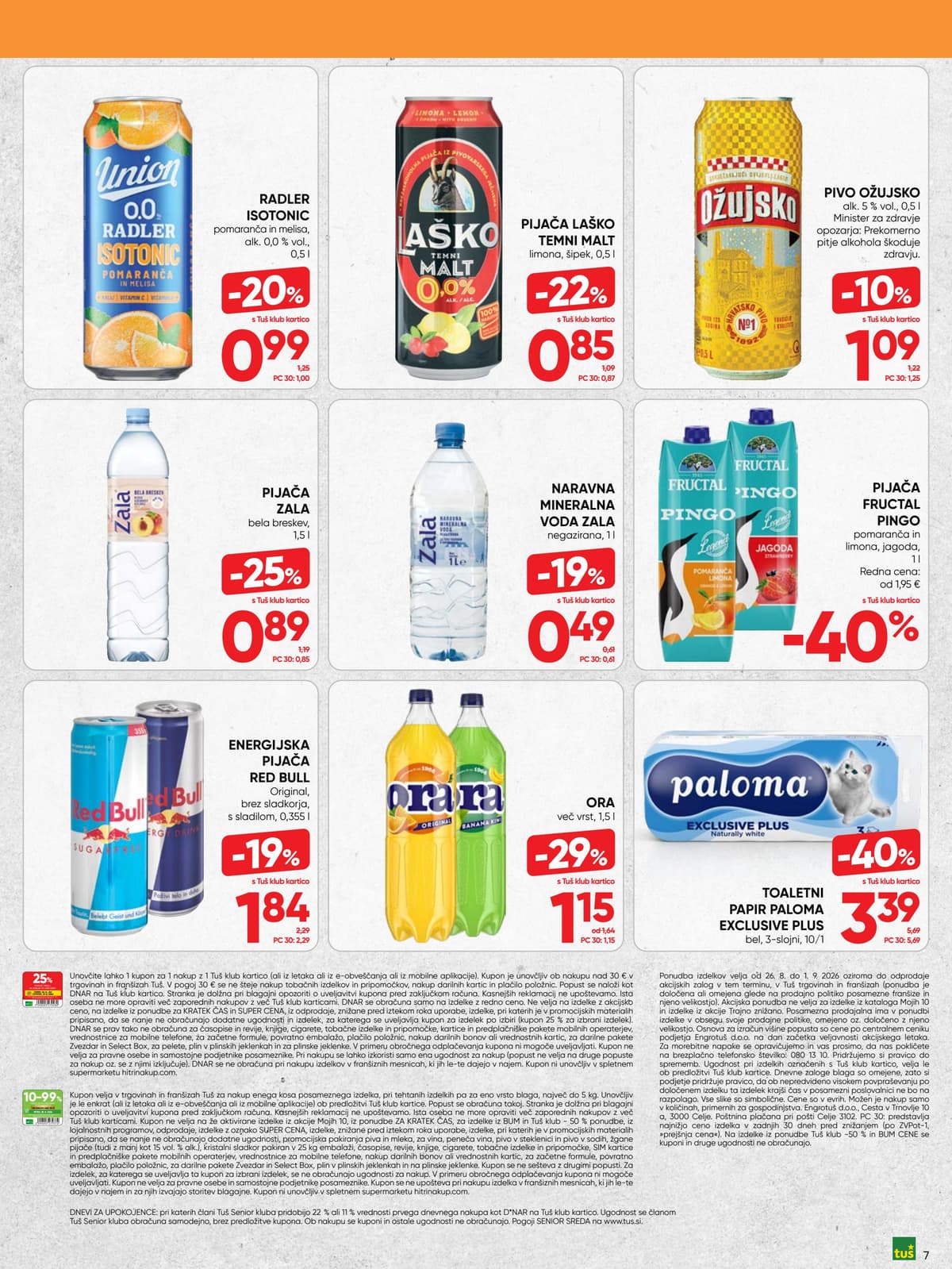 Stran 7. Tuš kataloga - Akcijska Ponudba