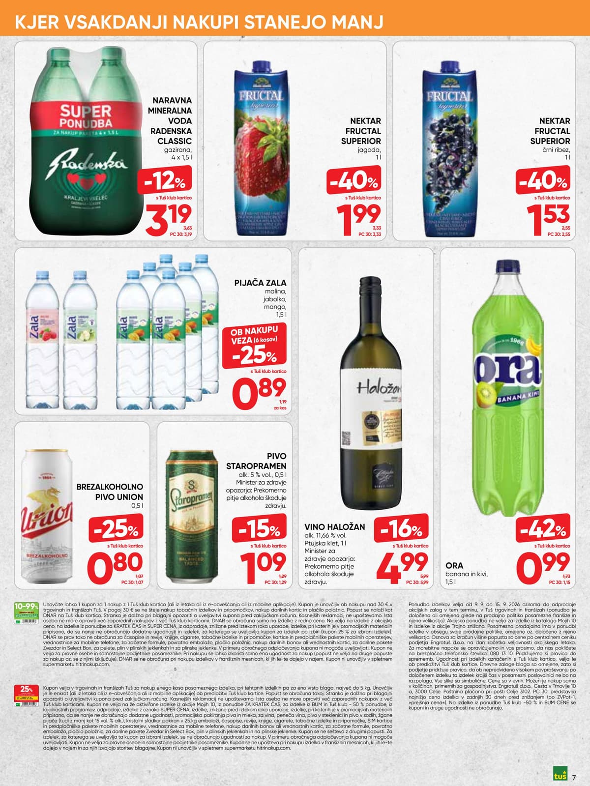 Stran 7. Tuš kataloga - Akcijska Ponudba