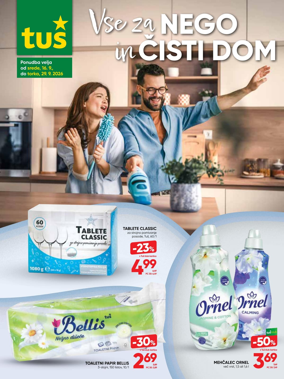 Tuš katalog od 09/16/2026 - Osobna nega in urejen dom
