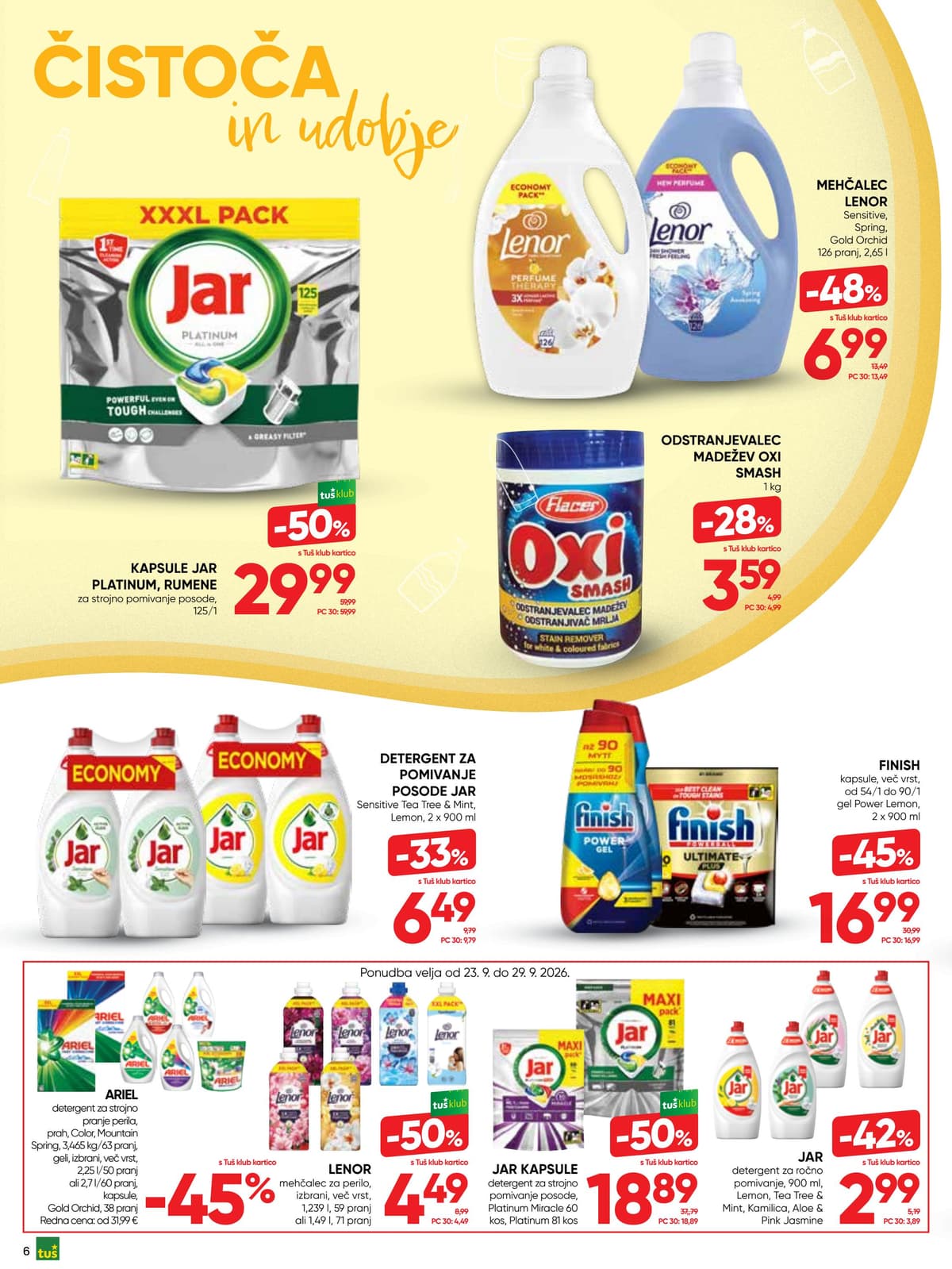 Stran 6. Tuš kataloga - Osobna nega in urejen dom