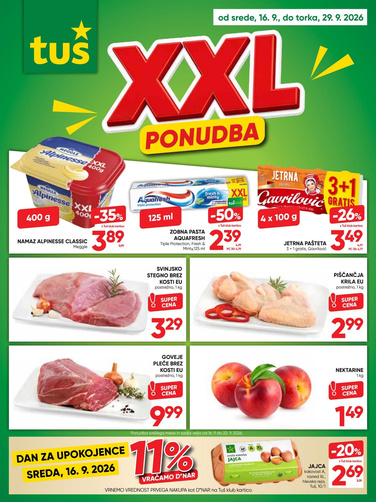 Tuš katalog od 09/16/2026 - Akcijska Ponudba