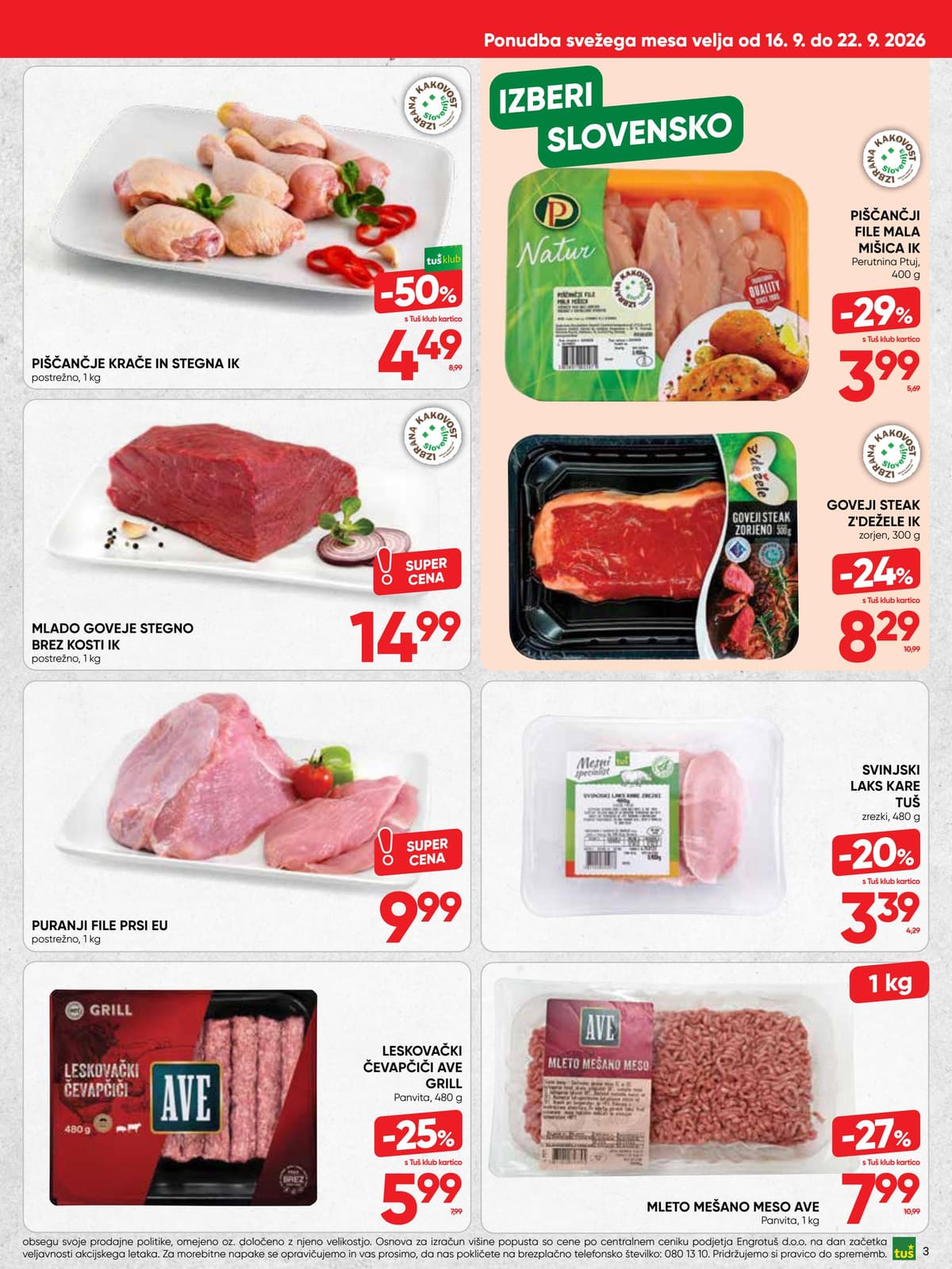 Stran 3. Tuš kataloga - Akcijska Ponudba