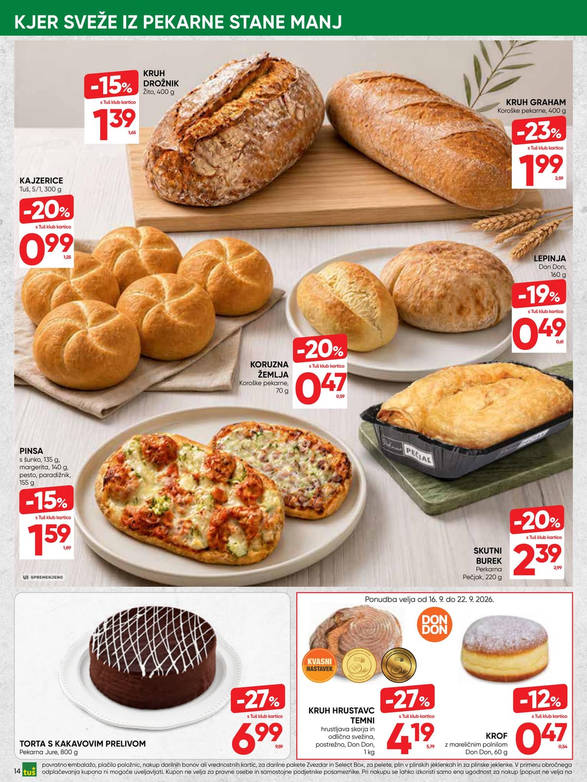 Stran 14. Tuš kataloga - Akcijska Ponudba