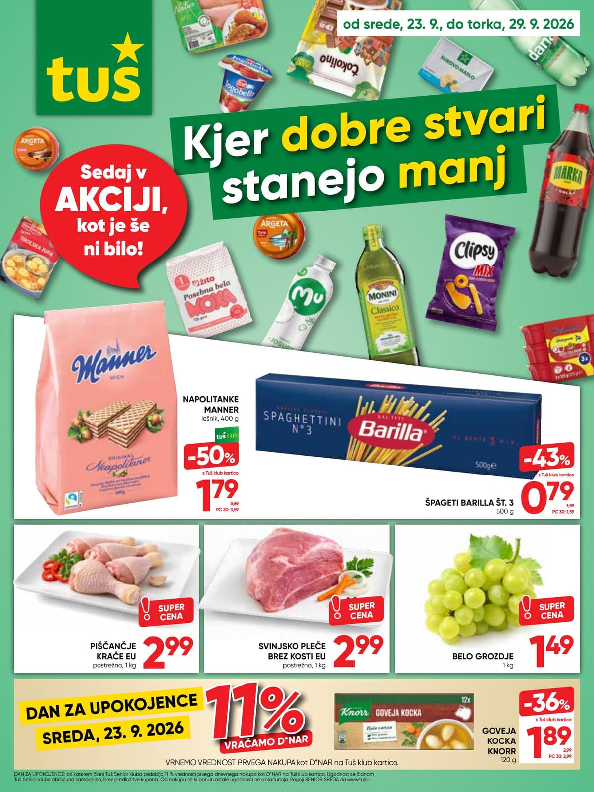 Stran 1. Tuš kataloga - Akcijska Ponudba
