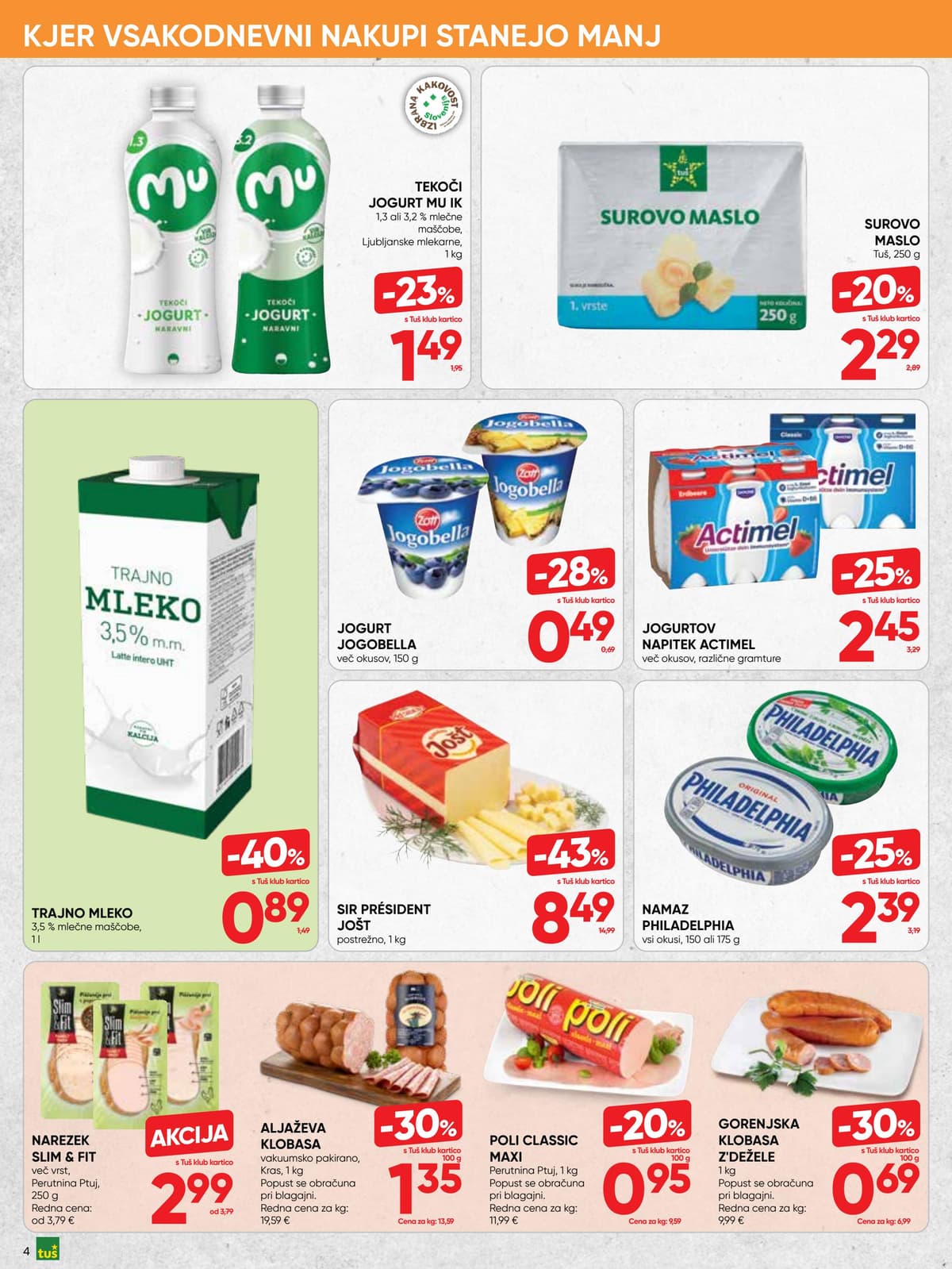 Stran 4. Tuš kataloga - Akcijska Ponudba
