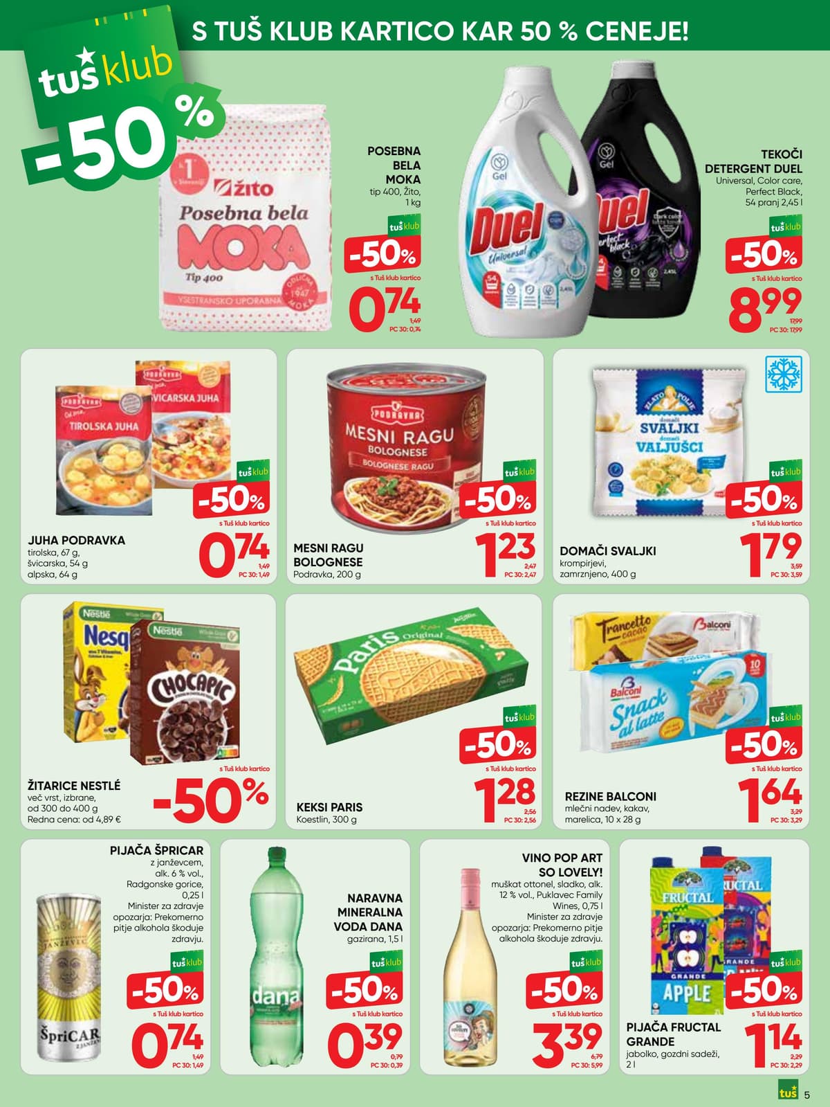 Stran 5. Tuš kataloga - Akcijska Ponudba