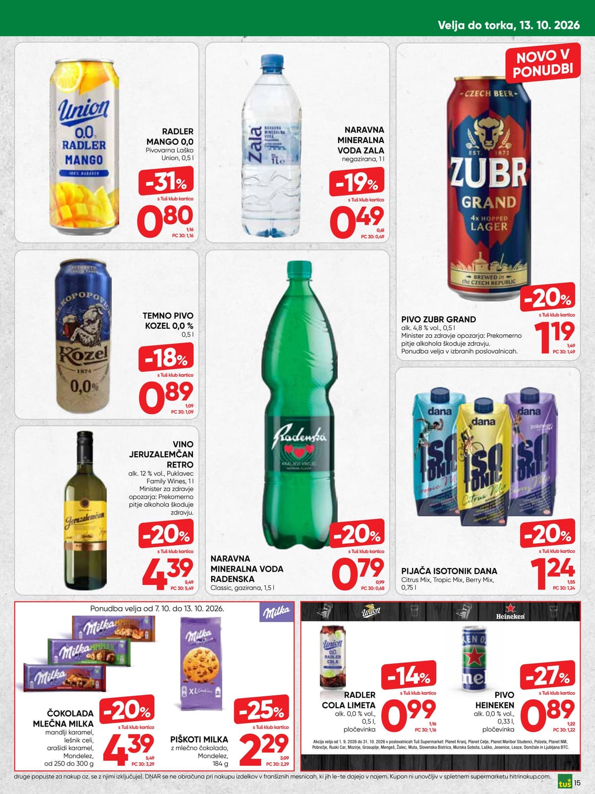 Stran 15. Tuš kataloga - Akcijska Ponudba od 28.09.2026.