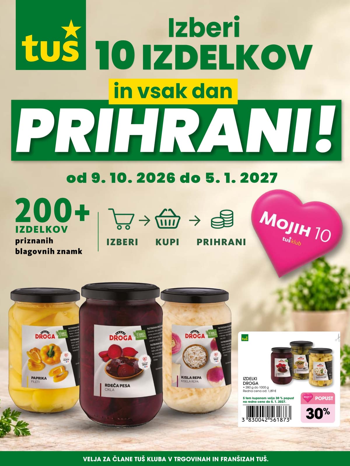 Tuš katalog od 10/09/2026 - Mojih 10
