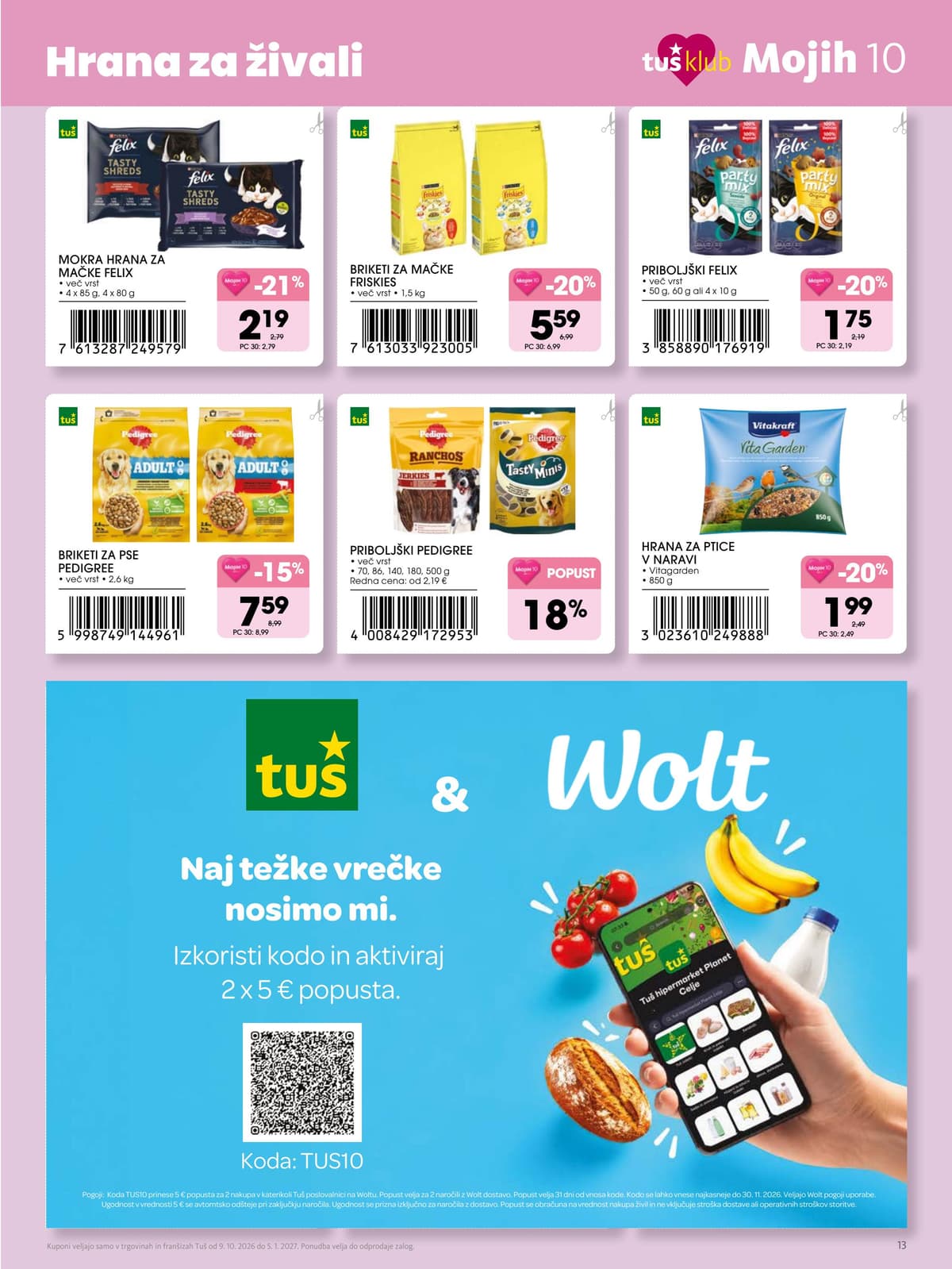 Stran 13. Tuš kataloga - Mojih 10 od 13.10.2026.
