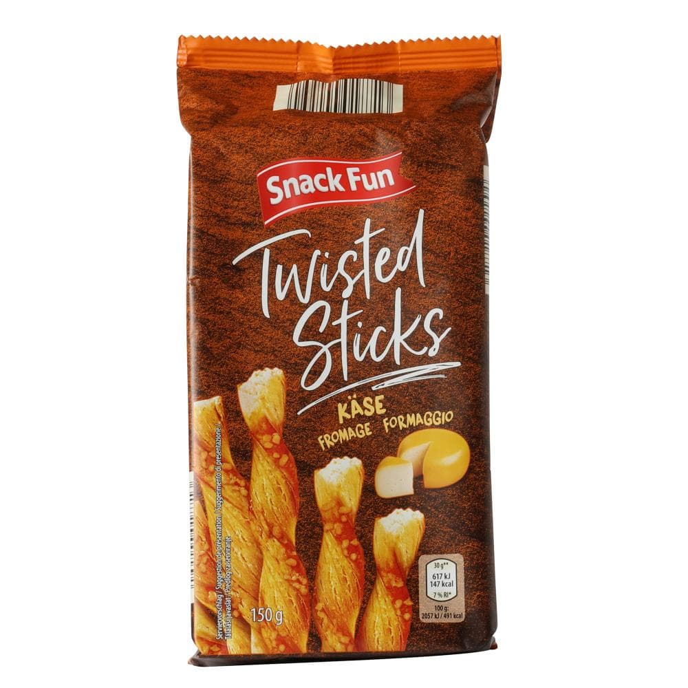 Snack Fun Twisted Sticks 150 g Akcija v trgovini Hofer