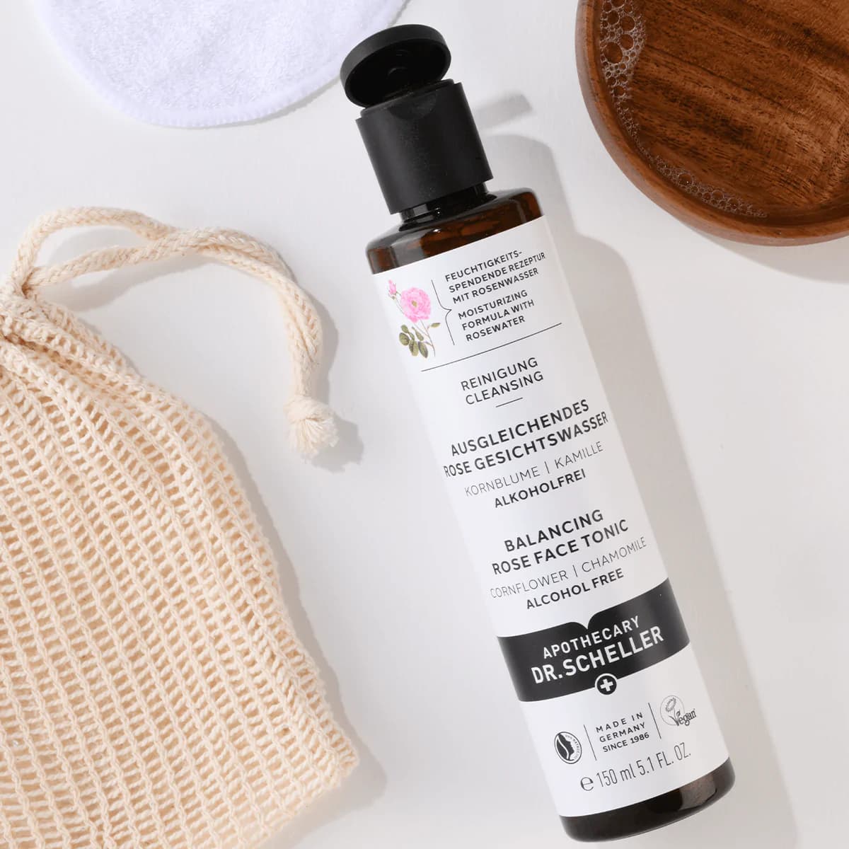 Dr. Scheller Rose tonik za obraz 150 ml DR.SCHELLER Akcija v trgovini Dm
