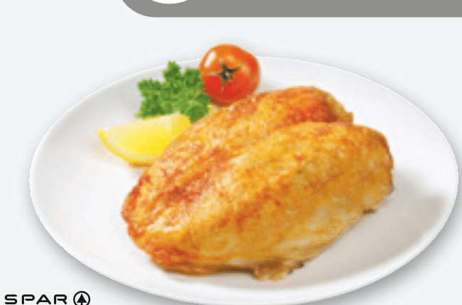 Pečena piščančja prsa 1 kg SPAR to go Akcija v trgovini Spar