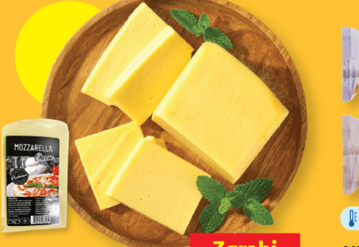 Mozzarella 700 g Akcija v trgovini Lidl
