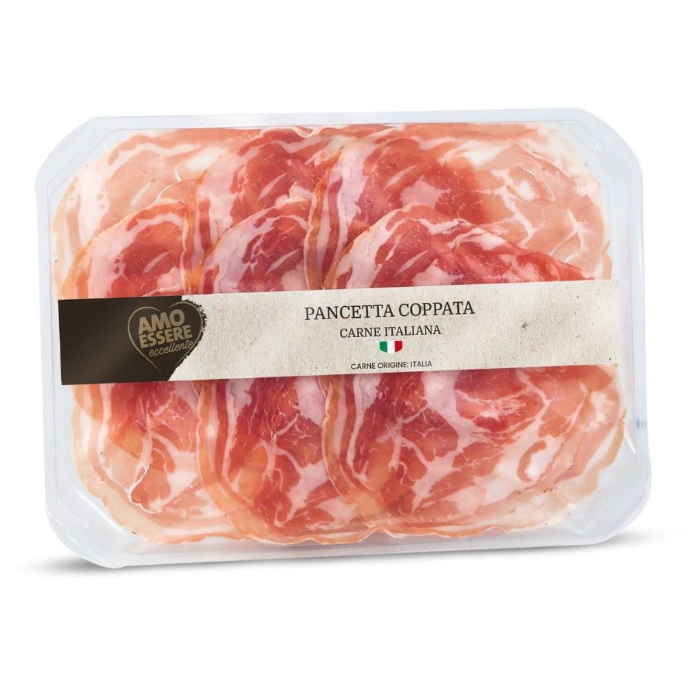 Amo Essere mesni zavitek s panceto, rezine 100 g Akcija v trgovini Eurospin