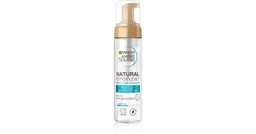 GARNIER Ambre Solaire Natural Bronzer samoporjavitvena pena za telo 200 ml Akcija v trgovini Dm