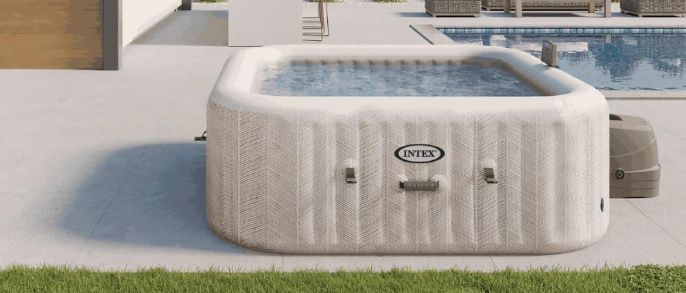 Bazen Intex Spa Chevron Deluxe Square Bubble Akcija v trgovini Pevex
