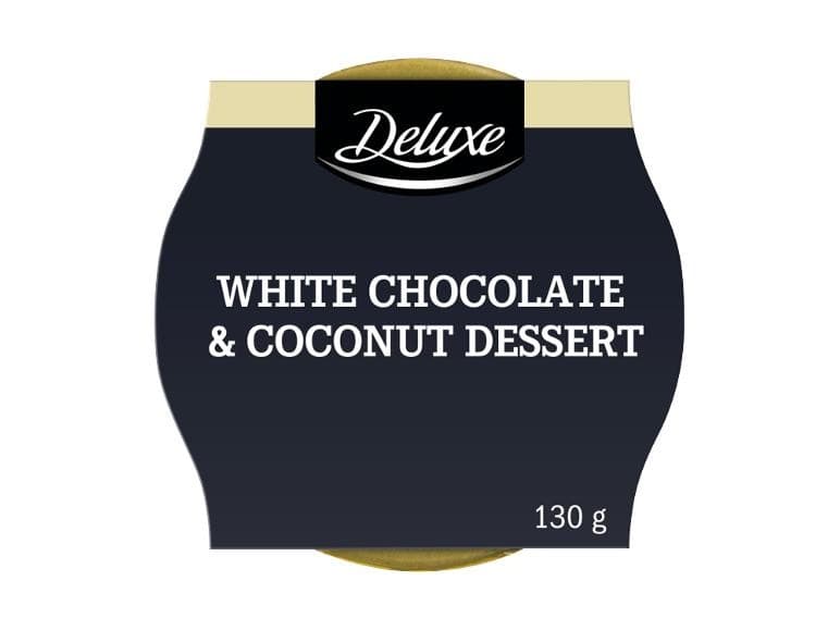 Deluxe čokoladni desert s kokosom 130 g Akcija v trgovini Lidl