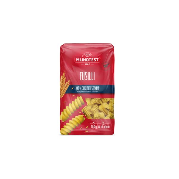 Testenine Durum Mlinotest Polžki 500 g Akcija v trgovini Jager