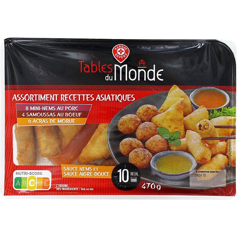 Zamrznjeni izdelki Tables du Monde Akcija v trgovini E.Leclerc
