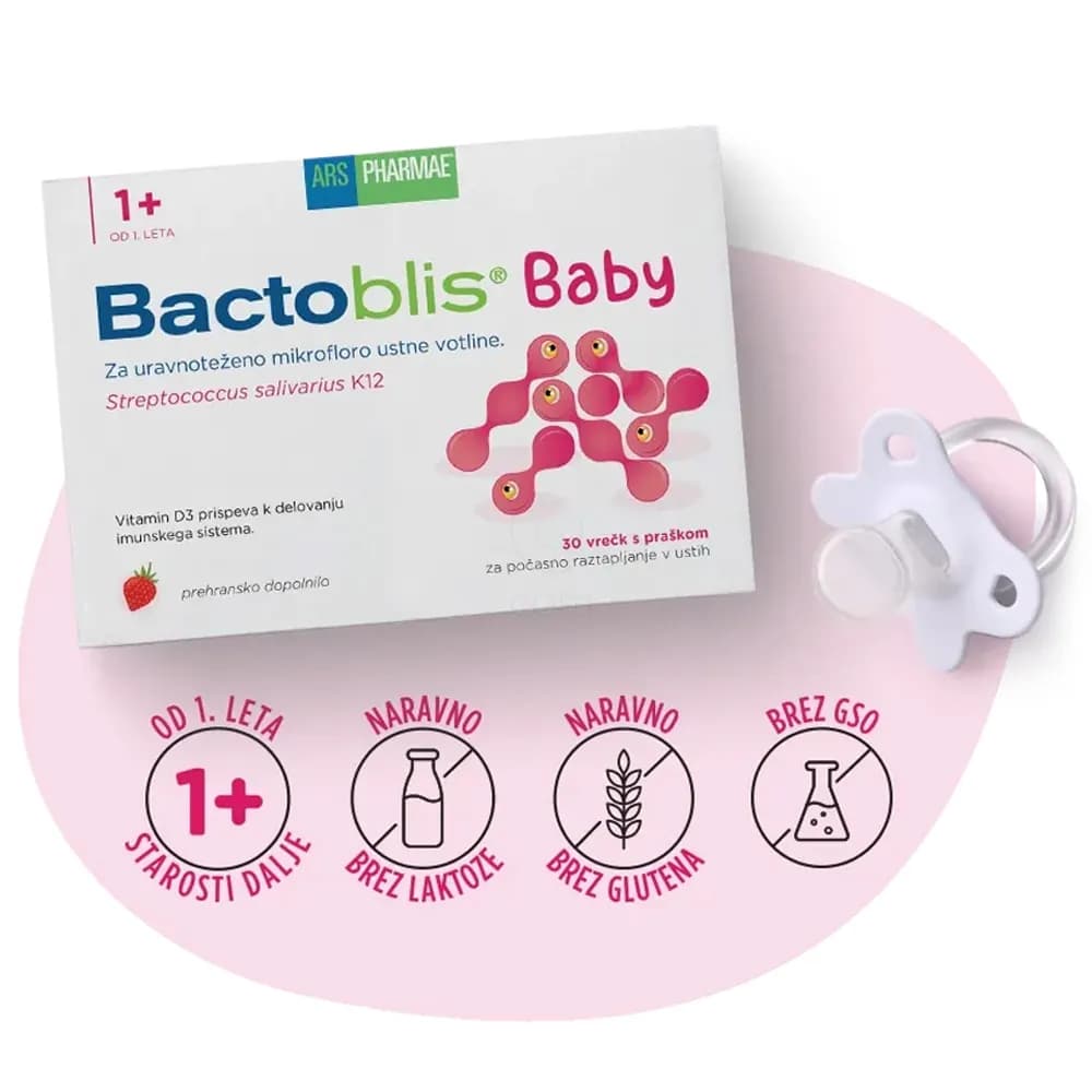 Bactoblis Baby prašek 30 vrečk Ars Pharmae Akcija v trgovini E.Leclerc