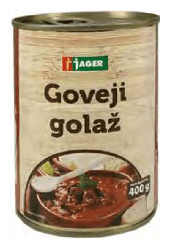 Goveji golaž Jager 400 g Akcija v trgovini Jager