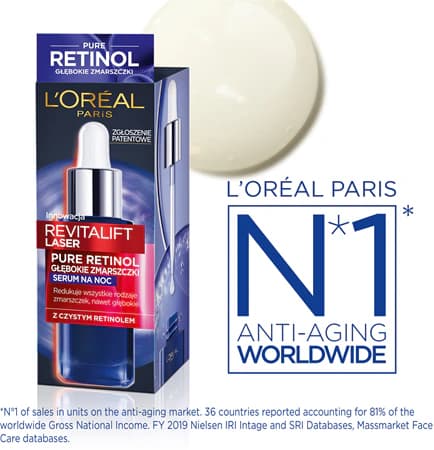 L'ORÉAL PARIS Revitalift Laser Pure Retinol nočni serum 30 ml Akcija v trgovini Dm