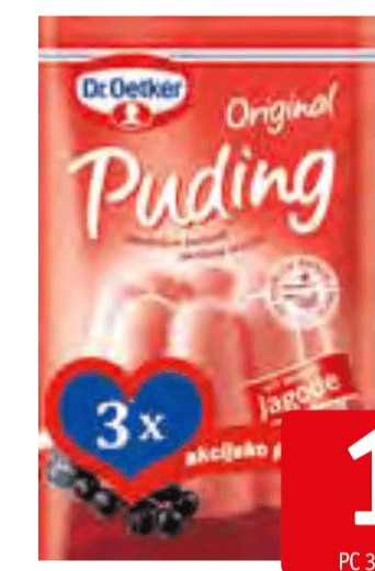 Dr. Oetker Puding 3/1 Akcija v trgovini Jager
