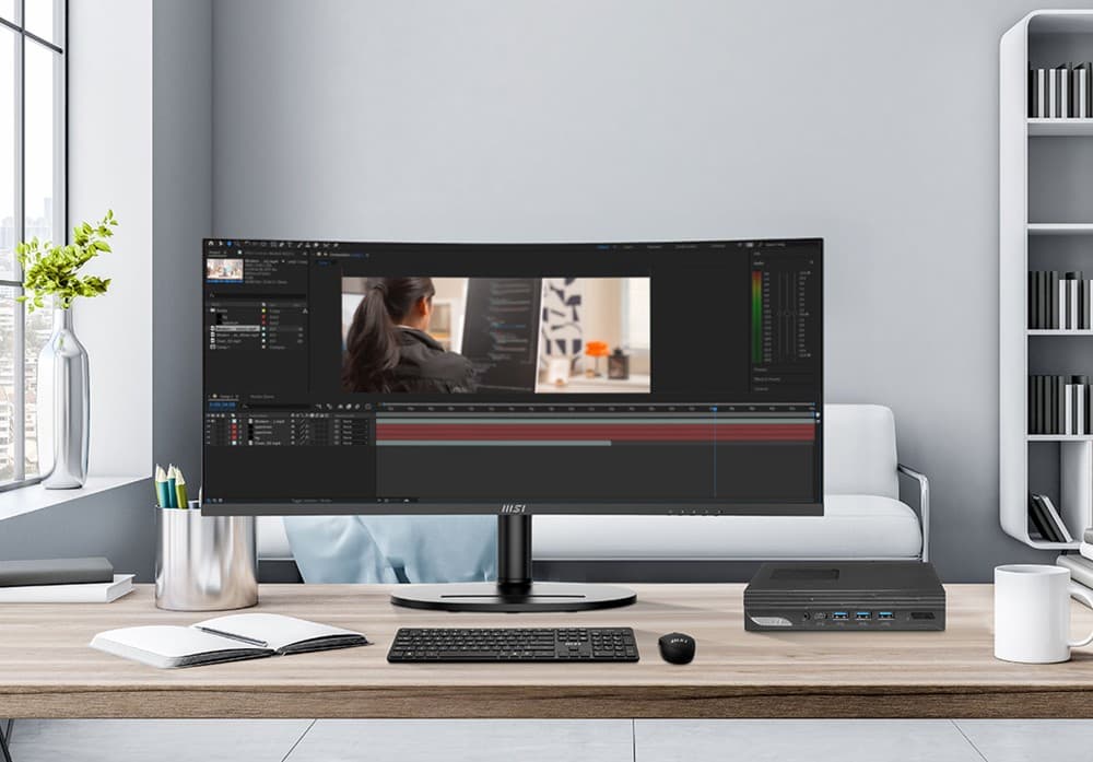 Monitor Modern MD342CQP 34" (86 cm) MSI Akcija v trgovini E.Leclerc