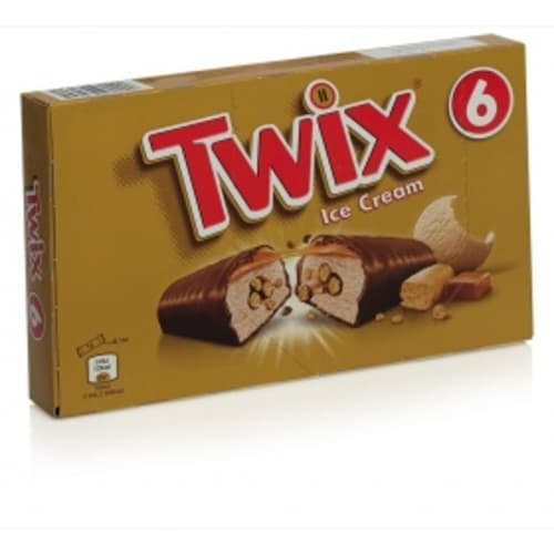 Sladoledne ploščice Twix ali Snickers Creamy 6x 34,2 g ali 6x 39 g Twix, Snickers Akcija v trgovini E.Leclerc