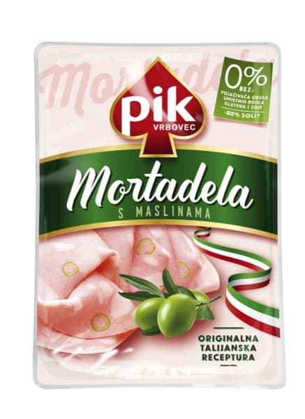 Mortadela z olivami Pik Vrbovec 150 g Akcija v trgovini E.Leclerc