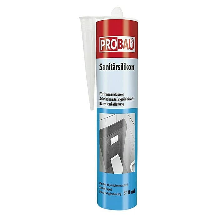 Probau Sanitarni silikon 310 ml Akcija v trgovini Bauhaus
