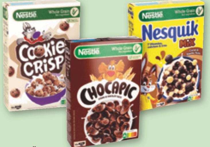 Kosmiči 325-375 g Nestle Akcija v trgovini Spar