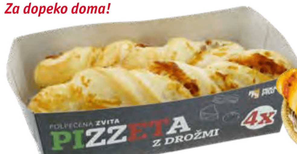 Pizzeta z drožmi 4 x 120 g Akcija v trgovini Jager