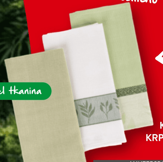 Svilanit kuhinjske krpe 3/1 3/1 Akcija v trgovini Spar